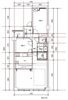 リフォーム前の図面